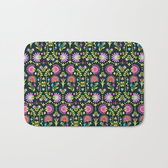Folkloric 1 Bath Mat