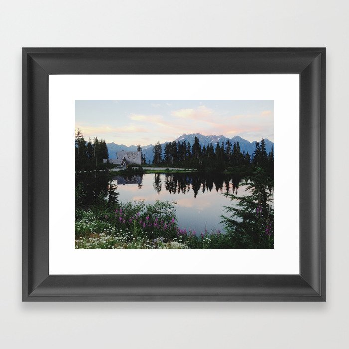 Highwood Lake Framed Art Print