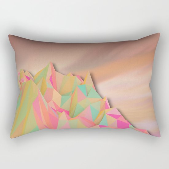 Night Mountains No. 22 Rectangular Pillow
