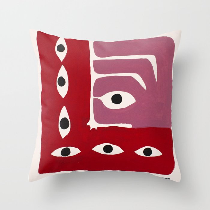 The Point of View Throw Pillow