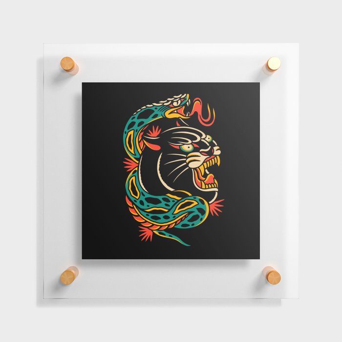 Black Panther Floating Acrylic Print