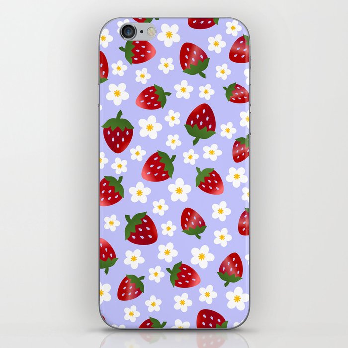 Periwinkle Collection - strawberries iPhone Skin