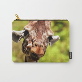 South Africa Photography - Giraffe Smiling Carry-All Pouch