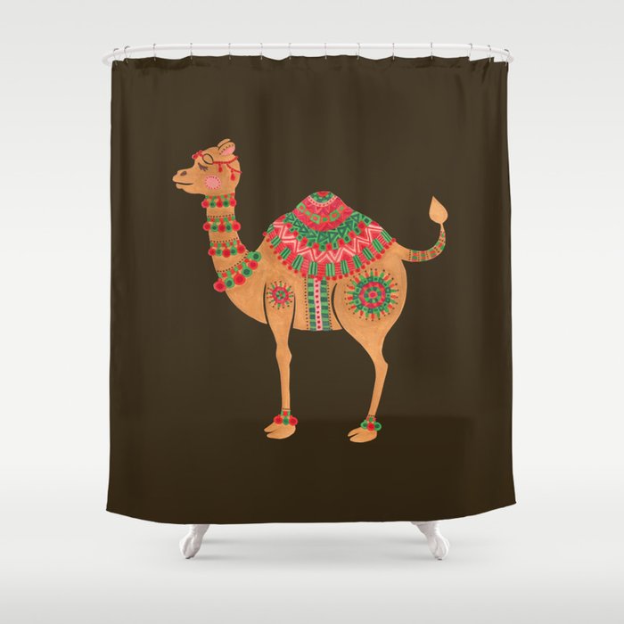 The Ethnic Camel Shower Curtain