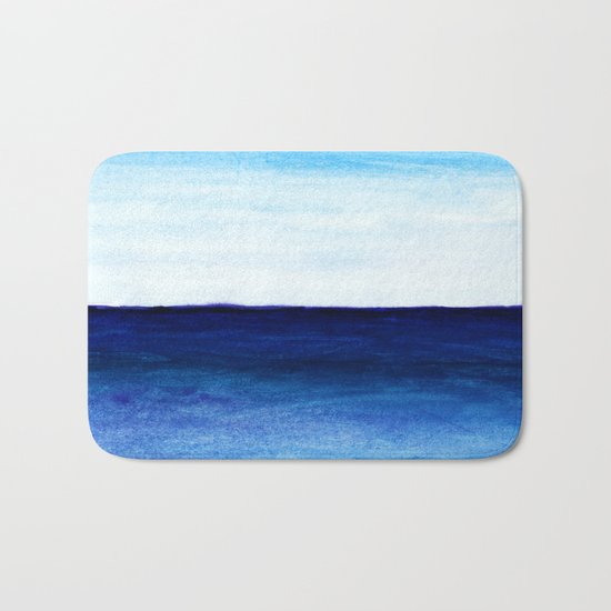 Blue & blue Bath Mat