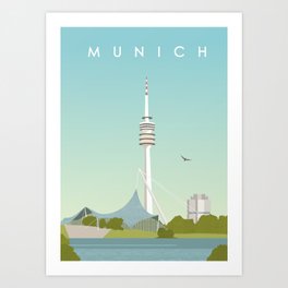 Munich Art Print