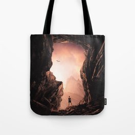 The cave. Tote Bag