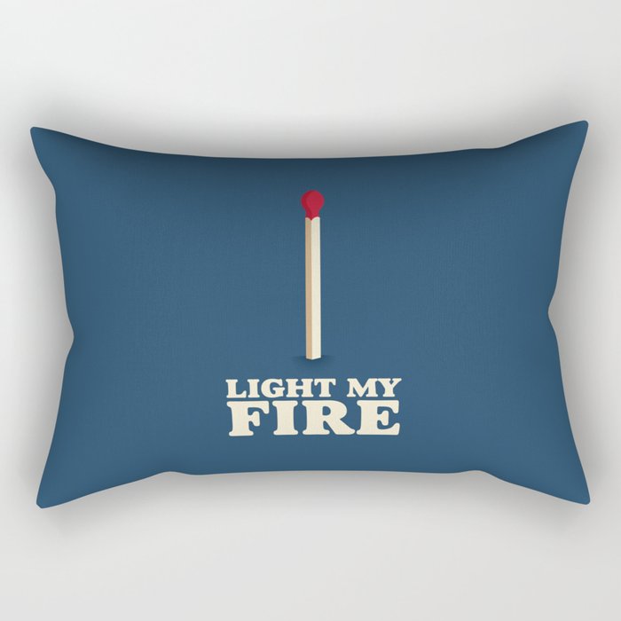Light My Fire Rectangular Pillow