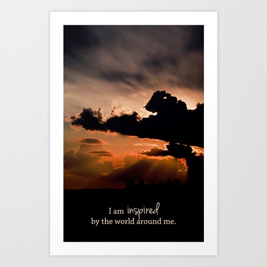 inspired by the world II Art Print