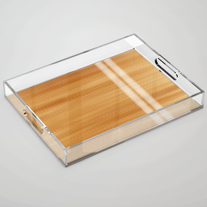 Double Lines (Golden) Acrylic Tray