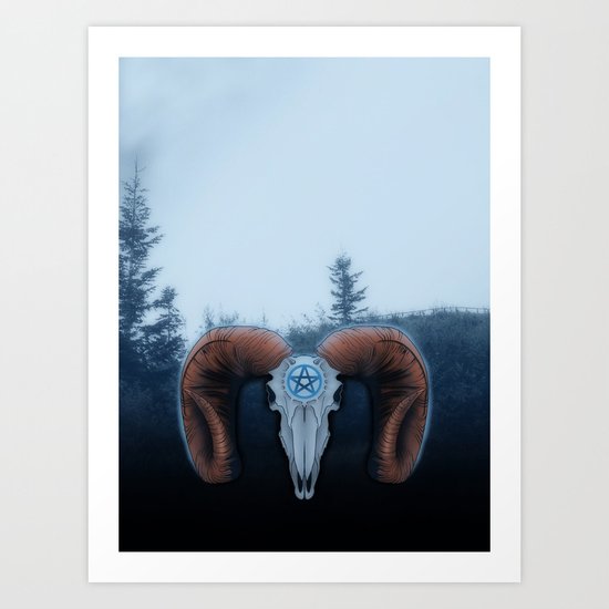 C-3 Horns Art Print
