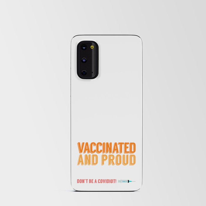 Vaccinated and Proud Android Card Case