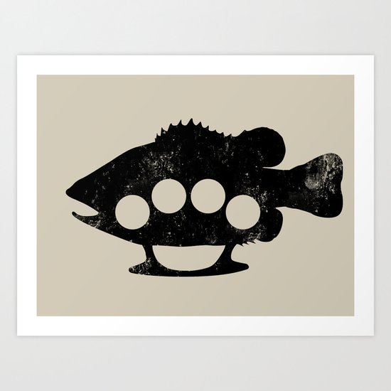 Bass Knuckles Art Print