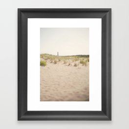 Distant Lighthouse X Cape Hatteras Outer Banks Framed Art Print