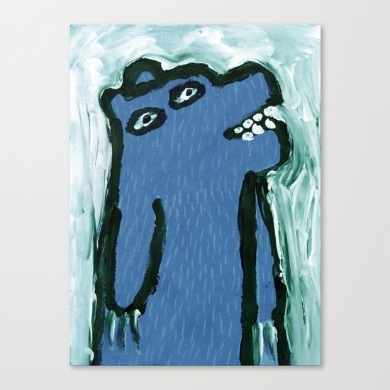 Art Bear Canvas Print