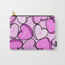 Love Potion Pattern #3 Carry-All Pouch | Heartpattern, Digital, Trending, Valentinespattern, Surfacepattern, Valentinesdesign, Surfacepatterndesign, Trendingnow, Trendingdesigns, Hearts 