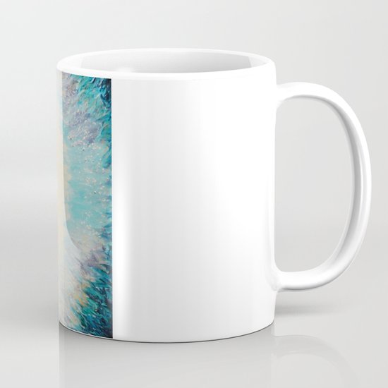 MYSTIC GARDEN Lovely Fairy Land Abstract Painting Acrylic Fine Art Winter Colorful Fantasy Magical Mug