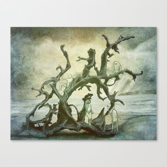 Spirits of the Driftwood Canvas Print