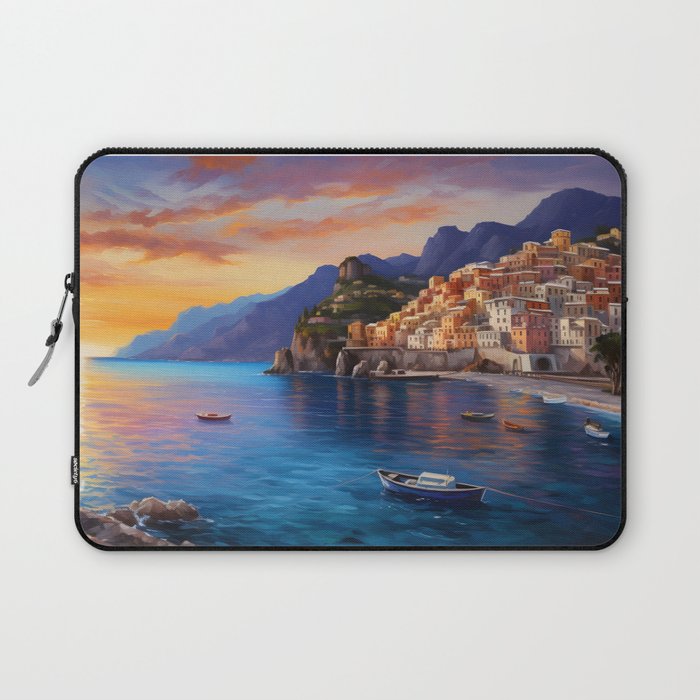 view of the Amalfi coast Italy Laptop Sleeve
