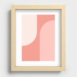 Modern Minimal Arch Abstract XLVI Recessed Framed Print