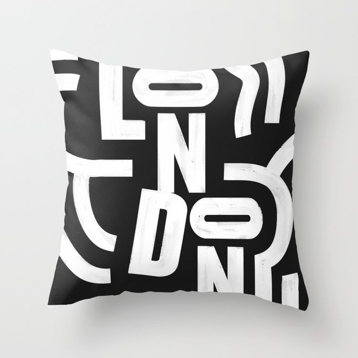 London Routes Throw Pillow