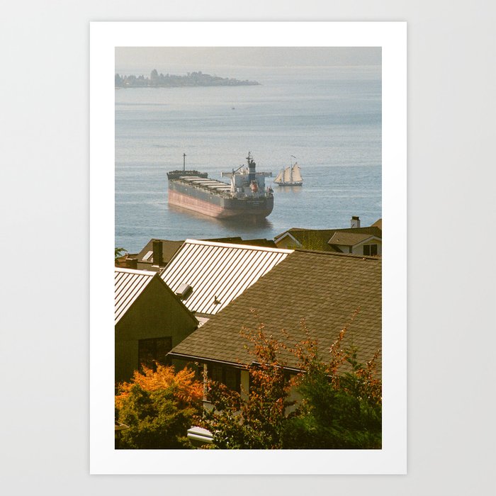 Seattle Washington Views | 35mm Film Photography Art Print