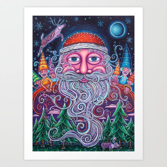 Santa Art Print