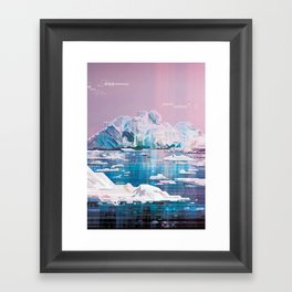 Ice Framed Art Print