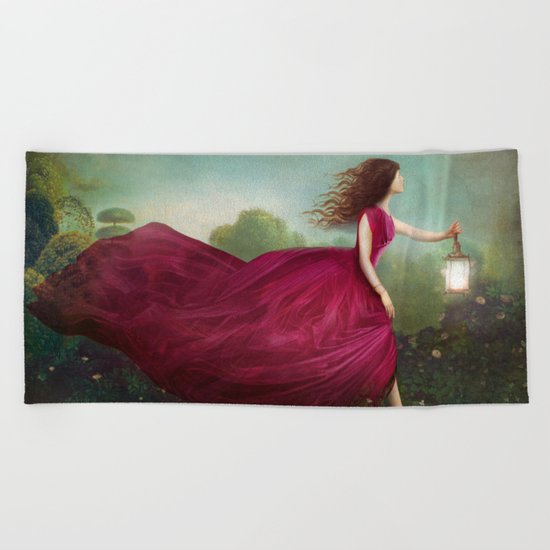 The Rose Garden Beach Towel