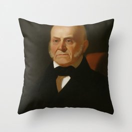John Quincy Adams by George Caleb Bingham Throw Pillow