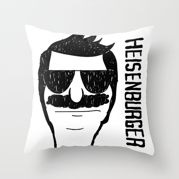 Breaking Bob - Heisenburger Throw Pillow