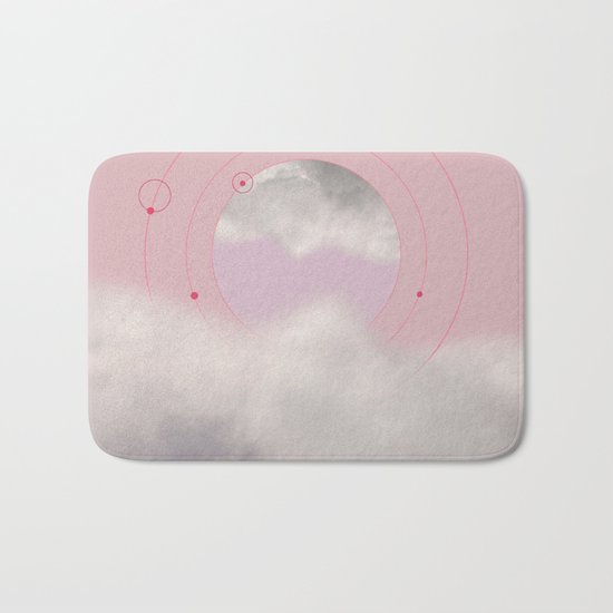 Floating in Clouds Bath Mat