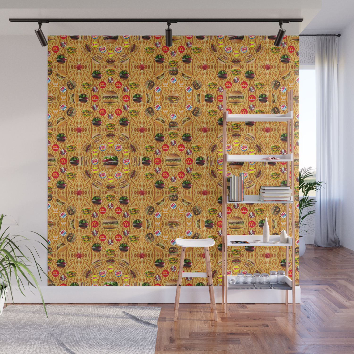 All You Can Eat Wallpaper 1 Wall Mural By Amg909 Society6