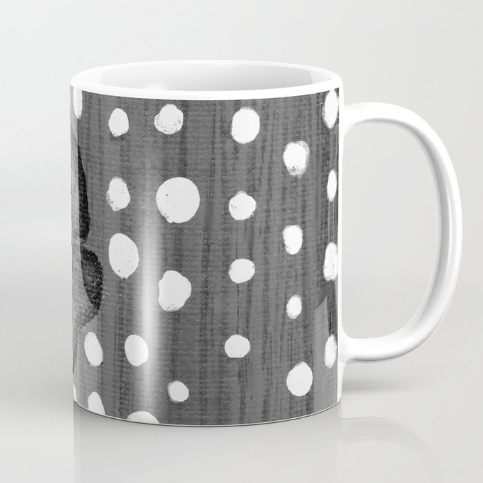 Poppy and polka dot S54 Coffee Mug