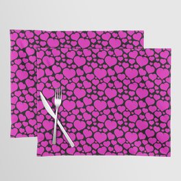 Purple Heart On Black Collection Placemat
