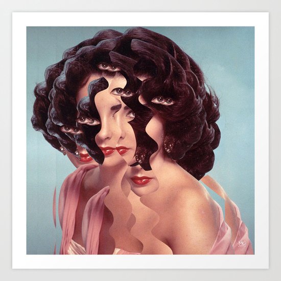 Another Portrait Disaster · Liz 2 Art Print