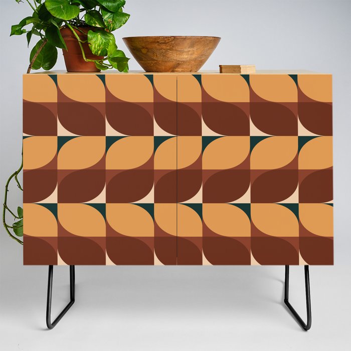 Abstract Patterned Shapes XXIII Credenza
