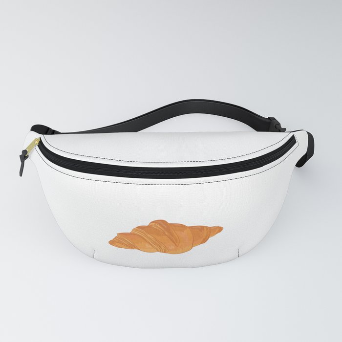 Croissant France Lover French Food Fanny Pack