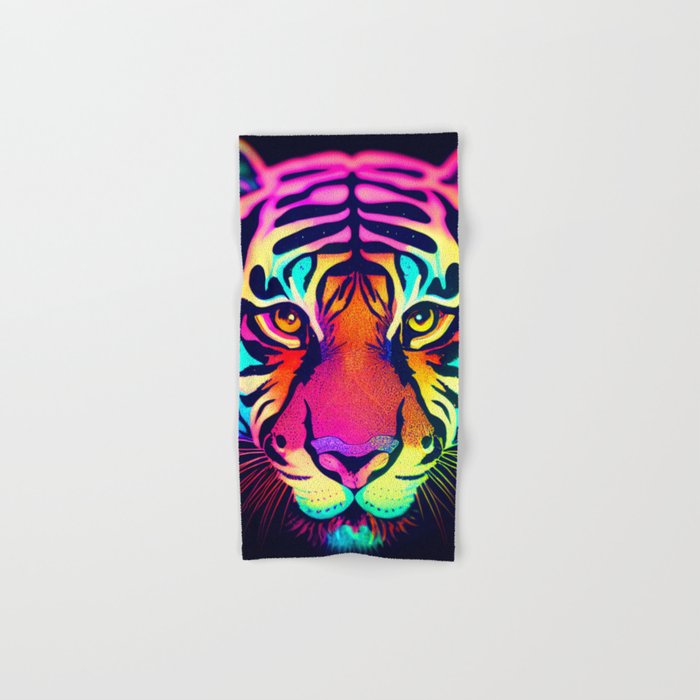 NEON TIGER Hand & Bath Towel