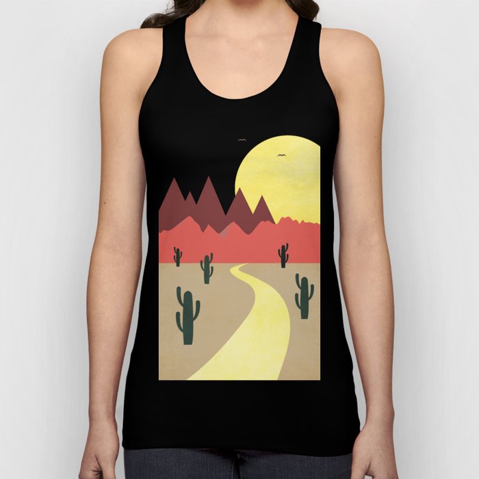 Desert and mountains Tank Top