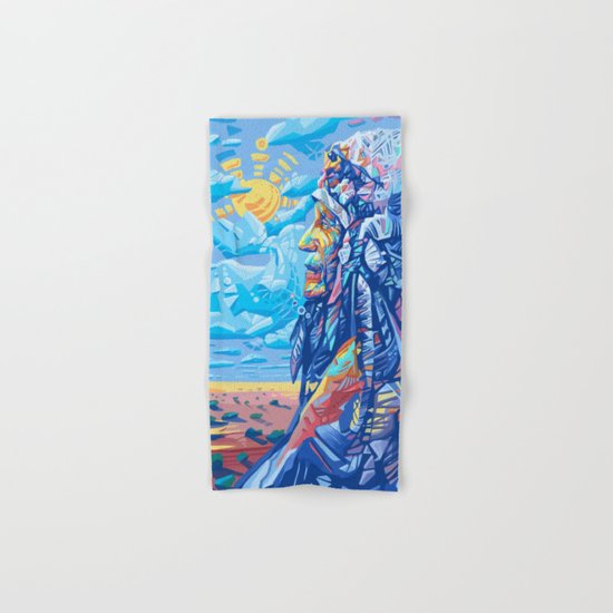 native american portrait 3 Hand & Bath Towel