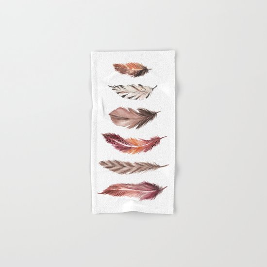 Bohemian Feathers Hand & Bath Towel