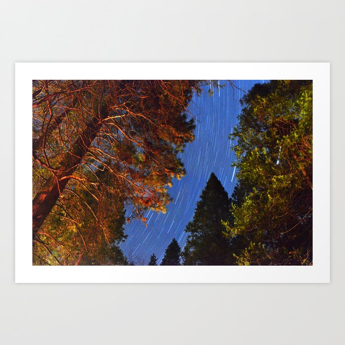 Exposure by Campfire Art Print