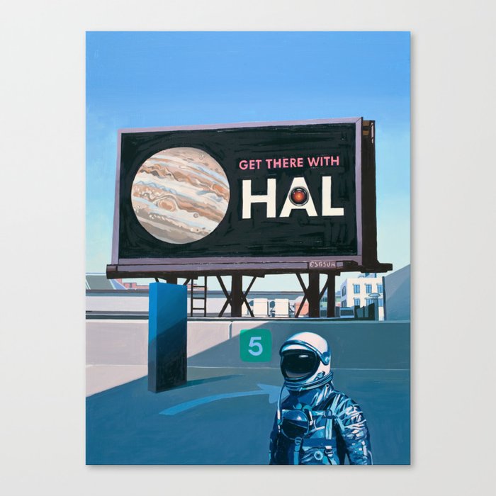 Get There With Hal Canvas Print