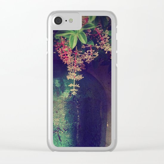Wanton Blossoms Clear iPhone Case