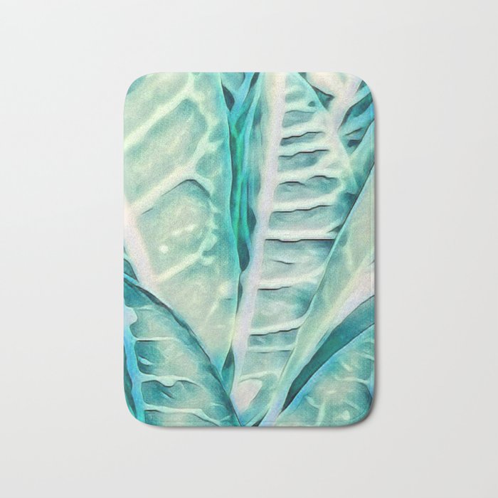 Aqua Botanical Bath Mat