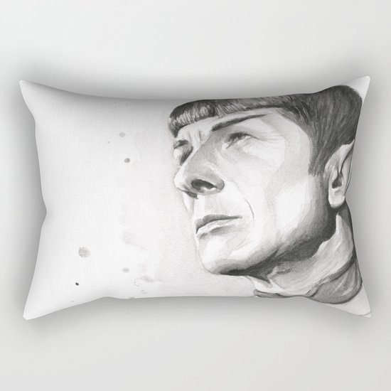 Star Trek Spock Portrait Rectangular Pillow