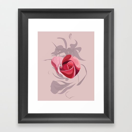 Rose Framed Art Print
