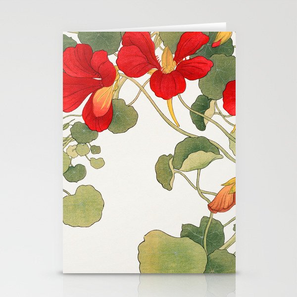 Nasturtium flower Stationery Cards