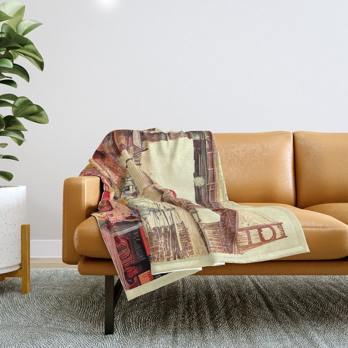 City By The Bay Throw Blanket